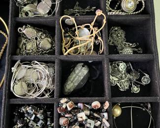 Large selection of costume jewelry.