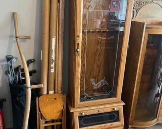 Gun cabinet.
