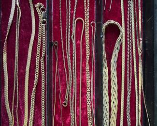 Large selection of costume jewelry.
