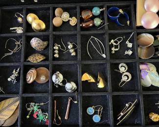 Large selection of costume jewelry.