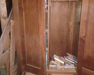 414. LARGE ARMOIRE IN ATTIC