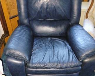 485. LEATHER CHAIR $65