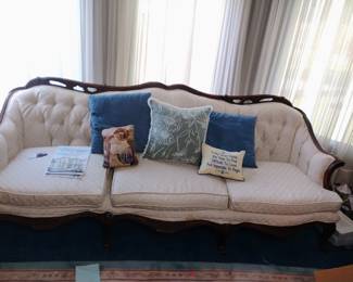 523. SOFA FRENCH PROVINCIAL $125