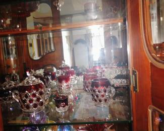 NICE COLLECTION OF RED CRYSTAL