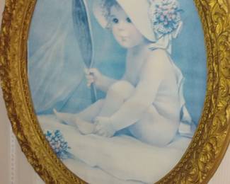 56. GOLD FRAMED ART 