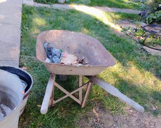 591. WHEEL BARROW $25