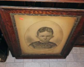 585. ANTIQUE PICTURE $75 