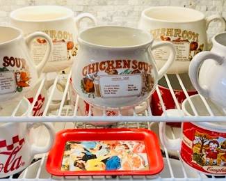Vintage Recipe Soup Bowls/Mugs.