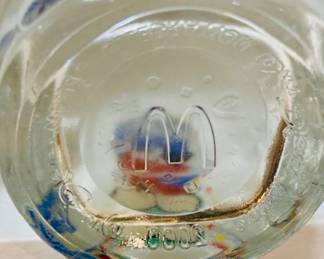 Disney McDonalds Special Edition Square Celebration Glasses Set. All 4.