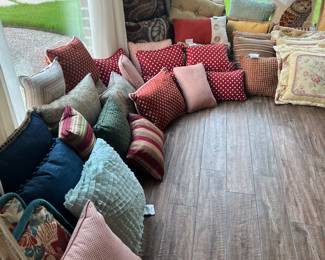 THROW pillows galore