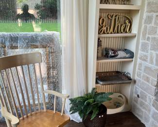 Wooden rocking chair