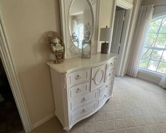 Dresser with mirror