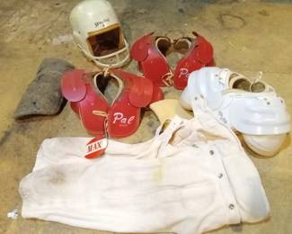 Kid's vintage football gear