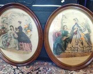 Pair of fashion prints