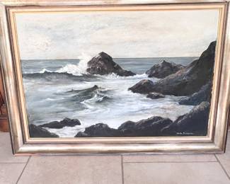 signed original painting - 41" w