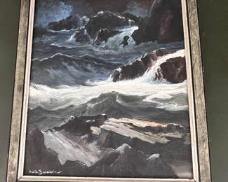 large original framed painting