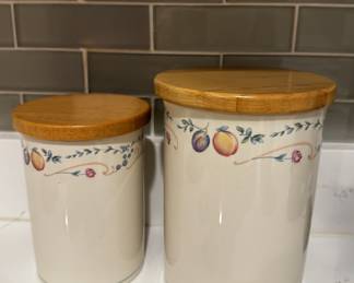 Lenox Country Cottage canisters