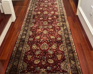 Another beautiful deep-colored red runner, 15'8" x 3'2"