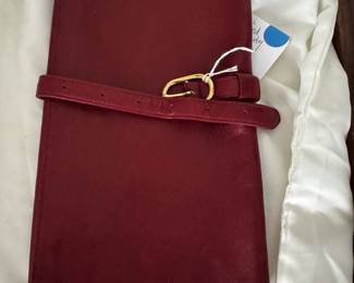 Gucci jewelry roll - it has the most supple, buttery leather!