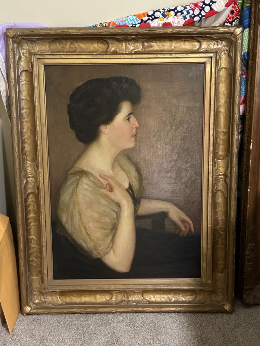 George Aid Portrait of Mary Orr Aid