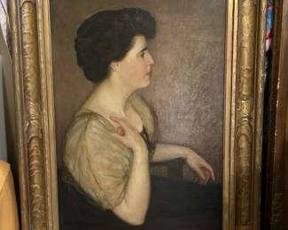 George Aid Portrait of Mary Orr Aid