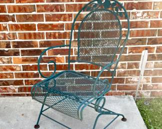 One of 3 outdoor chairs
