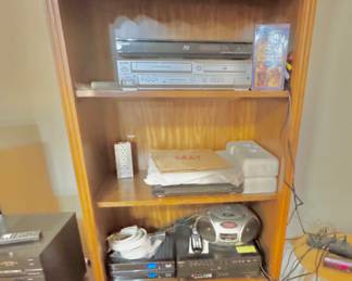 Matching bookshelf & more electronics