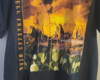 Hell freezes over concert tshirt 