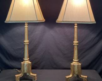Pair of Golden Lamps