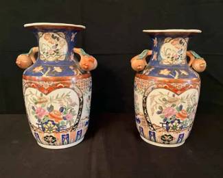 Imari Style Vases