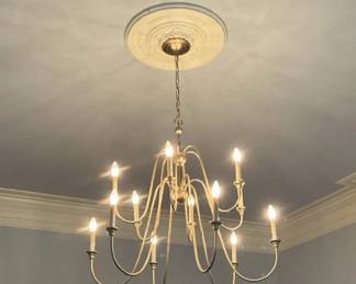 Brassy Chandelier