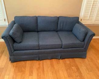 Highland House Blue patterned Couch