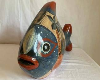 Tonata Mexican Folk Art Fish Pottery