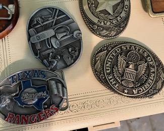 Brass belt buckles