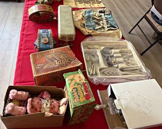 Collectible Antique Toys and Vintage Silverplate Utensils
