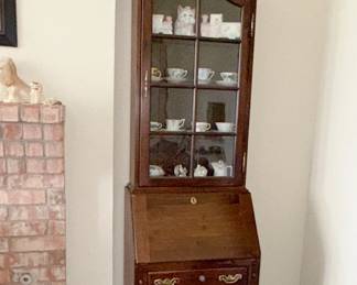 Vintage Desk with Hutch