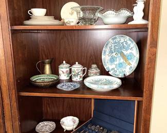 Oriental Pieces, Fenton and Mid Century Modern Dishes