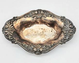 heavy sterling silver nut bowl 155g