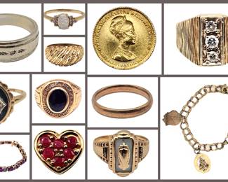 10k & 14k gold jewelry