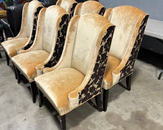 High Back Dining Chairs Orlando Estate Auction