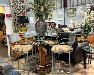 High top Table with Stools and Home decor Orlando