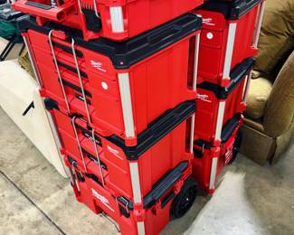 Milwaukee Traveling Tool Chest with Supplies inside Orlando Estate Auction