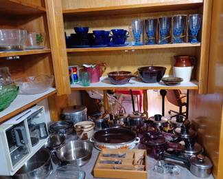 Pots and pans and more.
