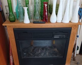 Electric fireplace tested working condition 