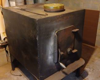 Large wood burning stove