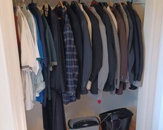 Rev. Greene's suits and local advertising shirts.