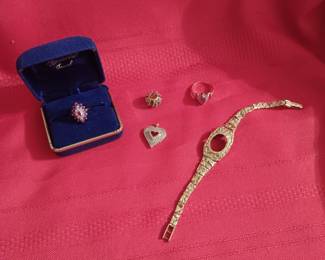 Just a sample of the gold jewelry