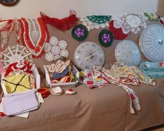 Good assortment of handcrafted soft goods