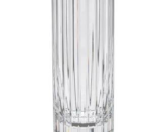 243
A Baccarat glass 'Harmonie' vase
Late 20th/early 21st century
With Baccarat stencil mark
The cylindrical vase with fluted detailing
12" H x 4.75" Dia.
Estimate: $300 - $500