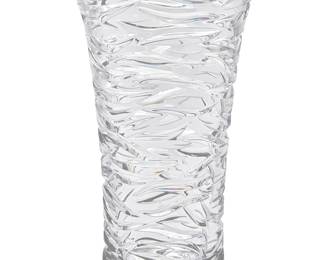 148
A large William Yeoward glass 'Oceania' vase
Early 21st century
With stencil mark to underside: William Yeoward
The vase with flared neck
14" H x 8.5" Dia.
Estimate: $300 - $500